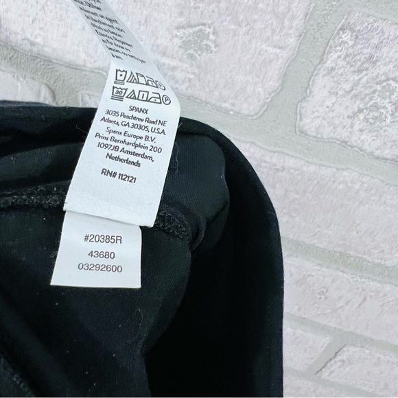 SPANX Super smooth Perfect Fit Ponte  Black Wide Leg Pants Size L - Picture 12 of 12